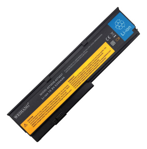 Bateria Notebook Lenovo X200 X200s X201 Asm 43r9254 42t4537 Batería Negro