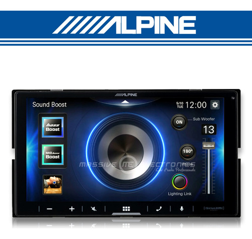 Autoestereo Alpine Pantalla Lcd Táctil 7 Pulgadas 2 Din 4 Ch Negro