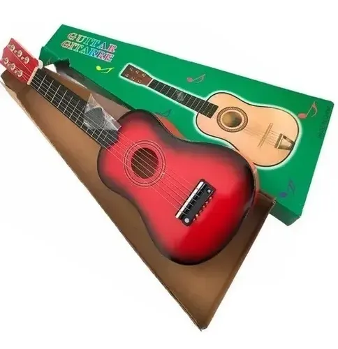 Mini Violão Infantil Acústico Crianças Brinquedo De Madeira ...