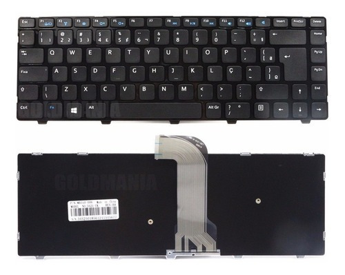 Modelo de teclado compatible con Dell Inspiron 14r 5437: NSK-L90SW 1b