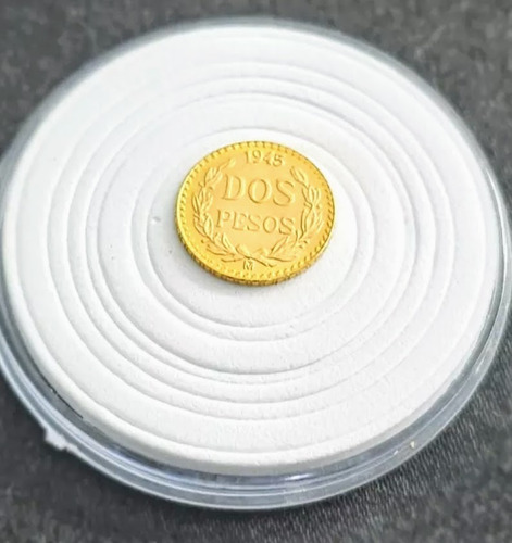 Moneda De Oro 2 Pesos 1945 (Usado)