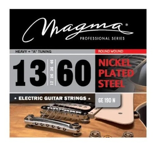 Encordado Guitarra Electrica Cuerdas 013-60 Magma Ge190n 