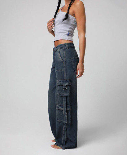 Jean Cargo Mujer - Estilo Y Comodidad En Pantalones
