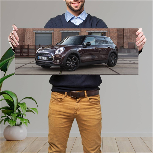 Cuadro 30x80cm Auto 2018 Mini Cooper S Clubman K 325