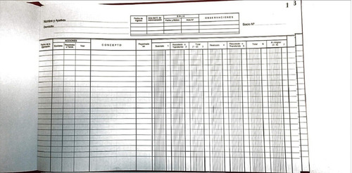 Libro Registro De Socios Cooperativa 200 Pgs