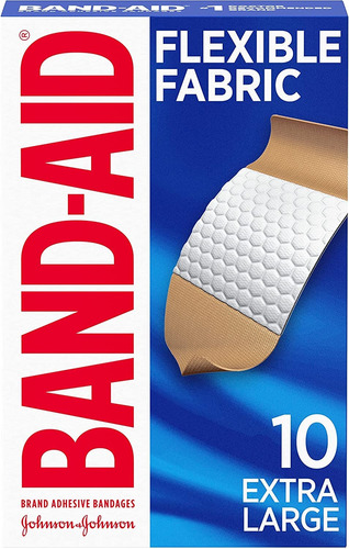 Band-aid - Vendas De Tela Flexible Extragrandes, Tamano Unic