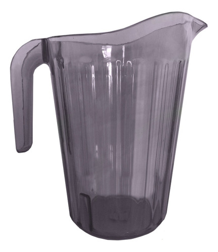 Jarra De Plástico Irrompible Negra Comedor Hogar De 1,8 Lts