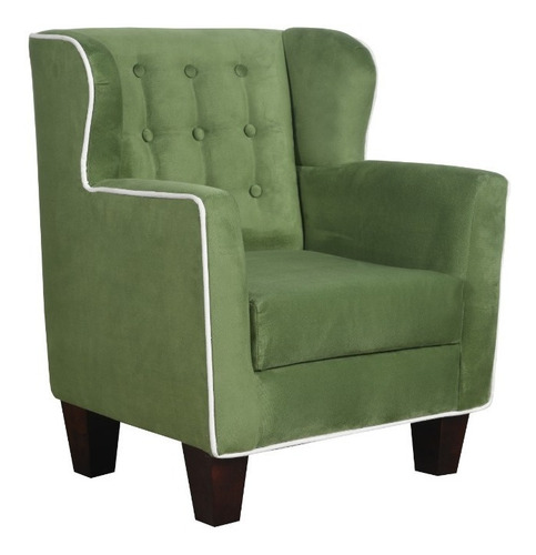 Imagen 3 de 8 de Sillón Infantil Con Taburete Vintage Niños