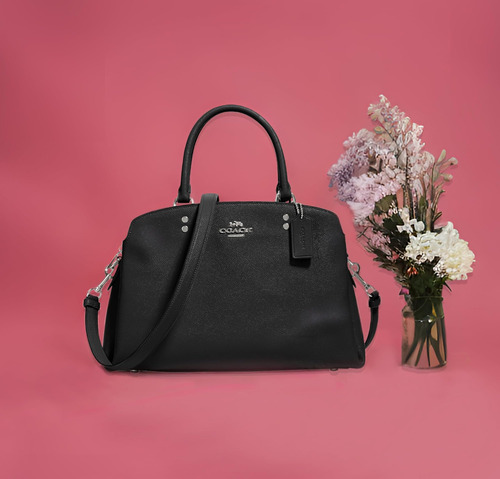 Bolso De Mano Coach Lillie Negro