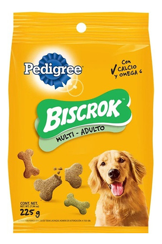 Premios Para Perro Pedigree Biscrok Multi Adulto 225g