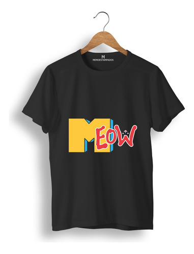 Remera: Meow Mtv  Memoestampados