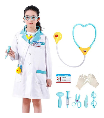 Children Doctor Costumes Surgeon Cosplay Toddler Boys Girls