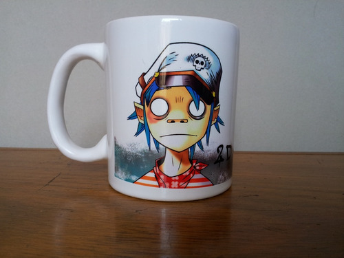 Taza Gorillaz 2d - Retiro Por Floresta