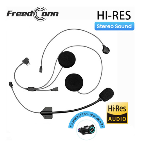 Audífonos Y Micrófono Para Intercomunicador Fx Pro Y R3