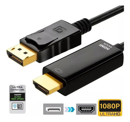 Displayport A Cable Convertidor Hdmi-ultra Hd