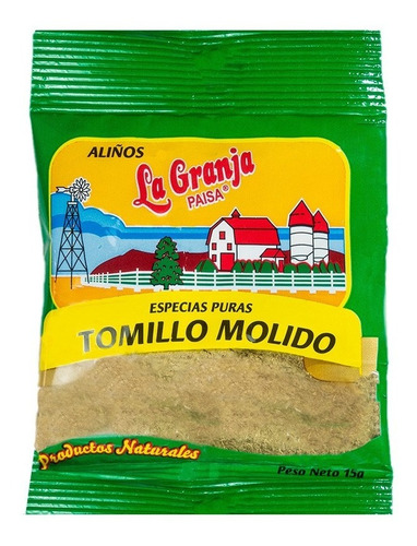 Tomillo Molido 15g - g a $200