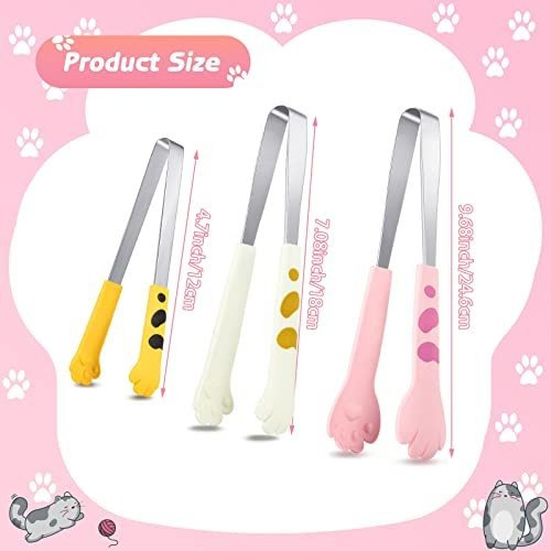 Tongs De Gato 3 Pzs Acero Inoxidable - Cocina, Barbecue Y