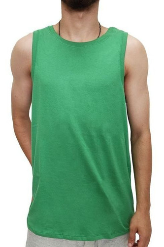 Camiseta Regata Hering Masculina Verde Algodão 0111wkmen