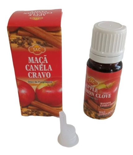 Essência Indiana Sac Maçã Canela Cravo - Atrai Amor 1un.10ml