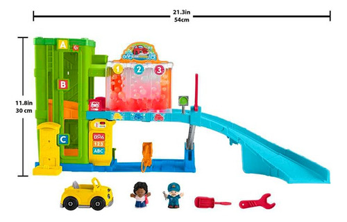Set De Juego Garage De Vehículos Fisher-price Little People