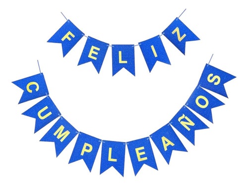 Banderin Feliz Cumpleaños Letrero Baner Decoracion