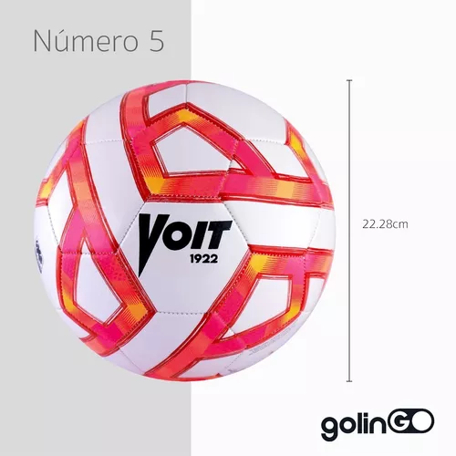 Balón de Futbol Voit No 5 Rojo