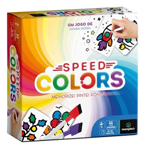 Speed Color Jogo De Cartas Meeple Br