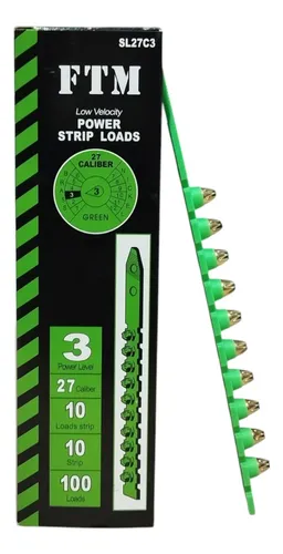 Fulminante Ftm Calibre 27 Nivel 3 Verde X 15 Cajas
