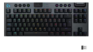 Teclado Gamer Mecánico Inalámbrico Logitech G915 Tkl Carbon