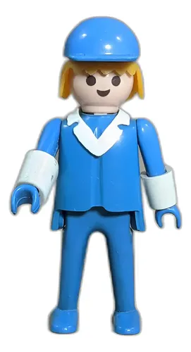 Boneco Playmobil Da Trol Anos 80 Azul De Boné | MercadoLivre