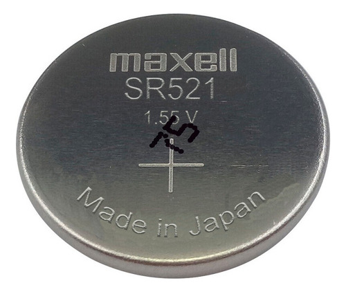 5 Pilas Maxell Sr521 Sw Tipo Botón Japonesa