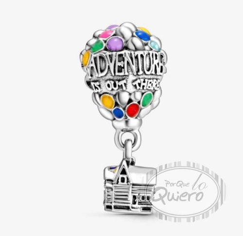 Charm 100% Plata 925 Up Aventura Altura Globos Para Pandora