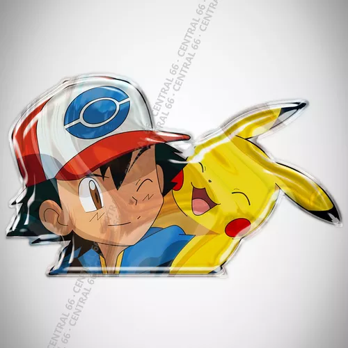 Ash e Pikachu - Desenho