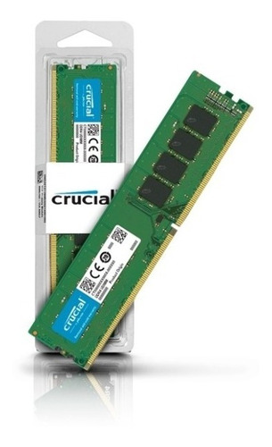 Memória Ram Ddr4 16gb Tecnologia Crucial 2666mhz- P/ Desktop