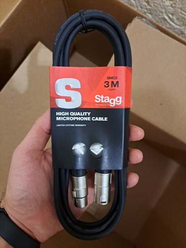 Cable Xlr Stagg 10 Pies (3 Metros)