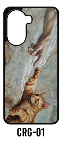 Funda Gatito Naranja Compatible Con Xiaomi Case Tpu Redmi Note 8 Pro