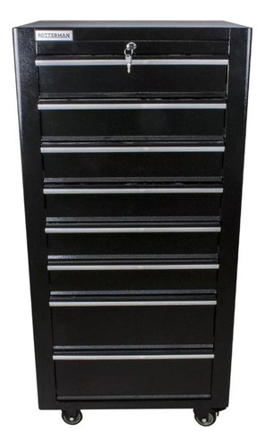 Gaveteiro C/ 8 Gavetas Rll-305 Rotterman Preto