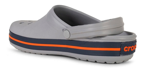 Imagen 3 de 7 de Zuecos Crocs Crocsband C11016 Gris Naranja Hombre