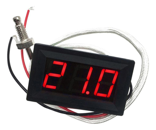 Medidor Termómetro De Temperatura Led Digital Rojo