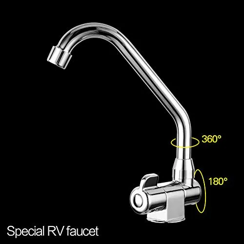 Grifo Plegable Tookie Caravan Boat, Rotación De 360 Grados