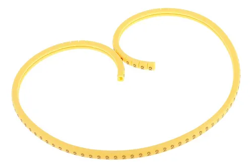 1000x Marcadores De Cables Amarillos Número De Marcador