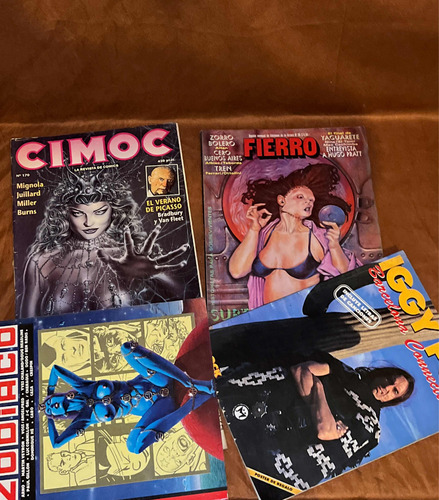 Zodiaco Cimoc Alien Iggy Pop Revista Fierro Lote De 7
