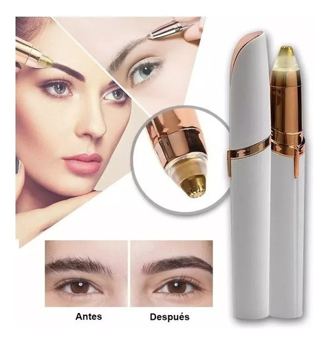 Imagen 3 de 10 de Removedor Rasurador Depiladora Para El Vello Facial Y Cejas
