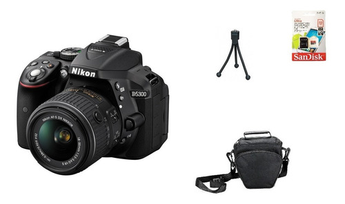 Nikon D5300 + 18-55mm + 32gb + Bolsa + Tripé Garantia Sjuros