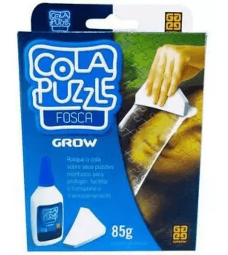 Cola Para Quebra Cabeça Puzzle Tonalidade Fosca Da Grow