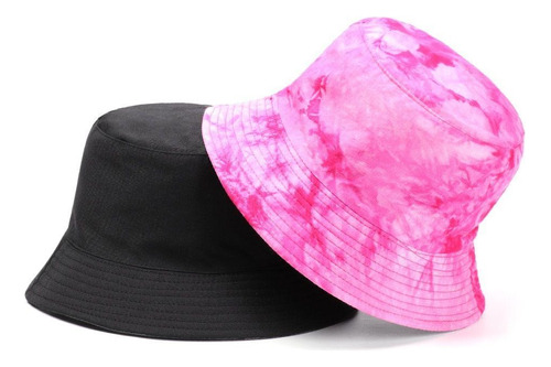 Gorra Bucket Hat Pescador Tie Dye Reversible Colores