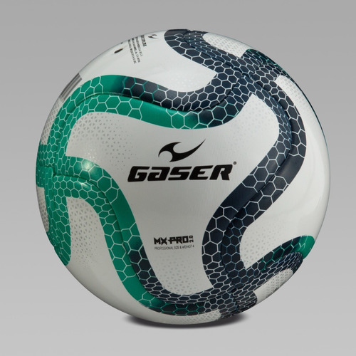 Balón Gaser De Futbol Modelo Mx Pro Termoformado Color Turquesa
