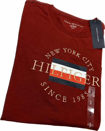 Remera Original - Tommy Hilfiger Rj Talle S- Escote Redondo