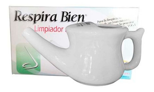 10 Respira Bien Limpiador Nasal, Neti Pot, Tetera Con Envío