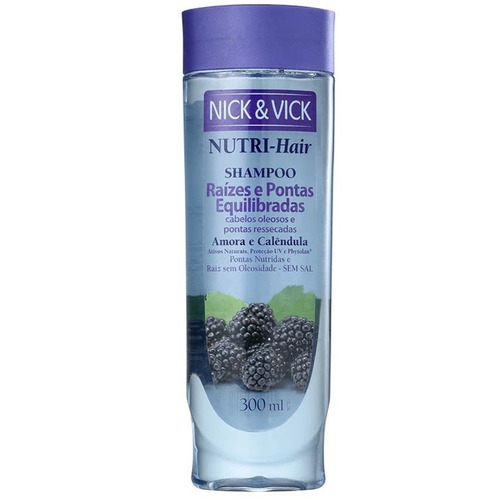 Nick & Vick Nutri-hair Shampoo - Raízes E Pontas Equilibrada